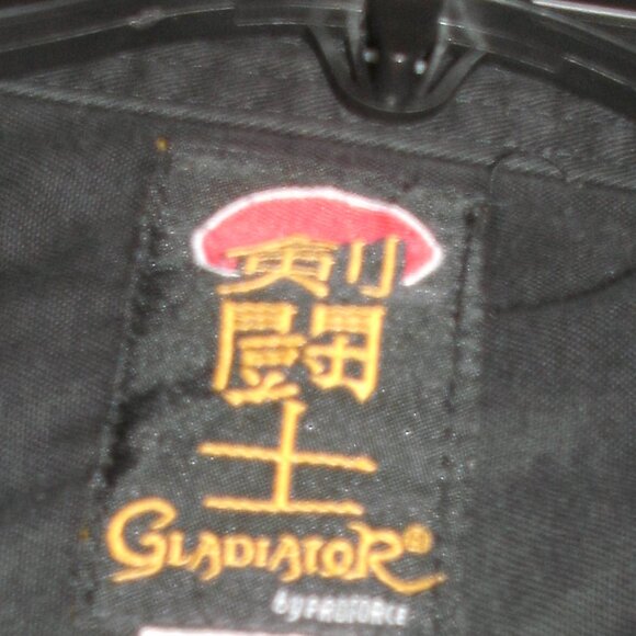 ProForce Black Karate Uniform Jacket Top Cosplay Halloween Costume size  #1 - Picture 2 of 3